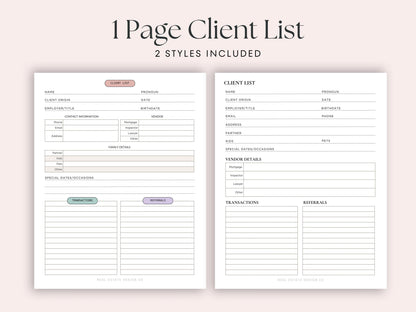 Client List