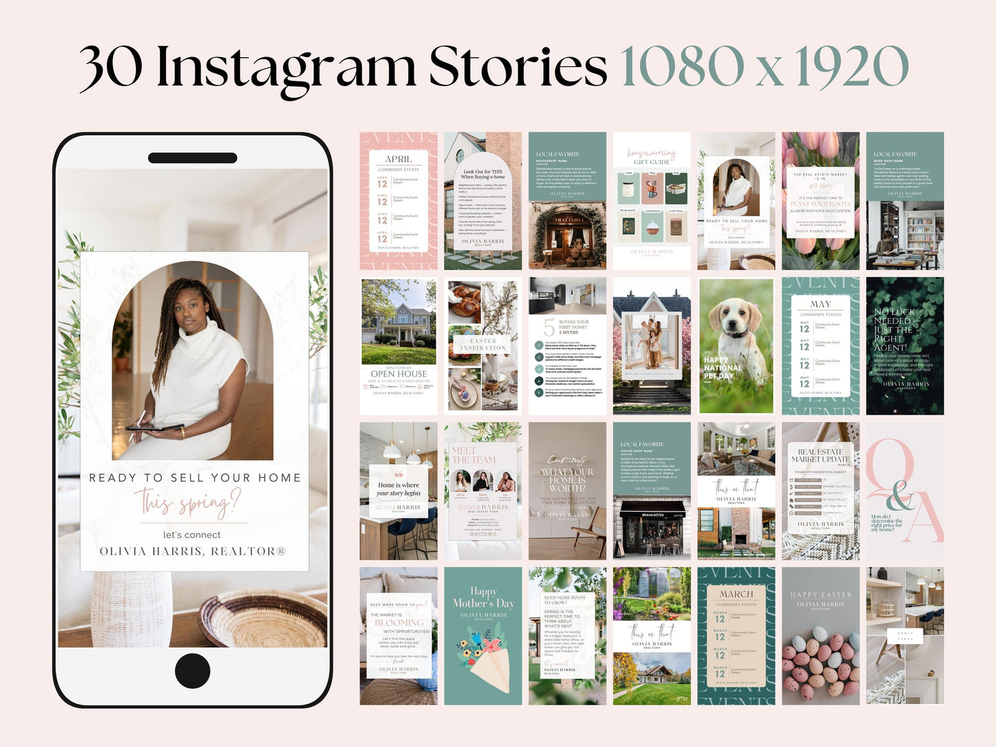 Spring Marketing Instagram Templates