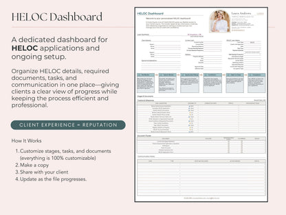 Loan Officer Shared Client Dashboard
