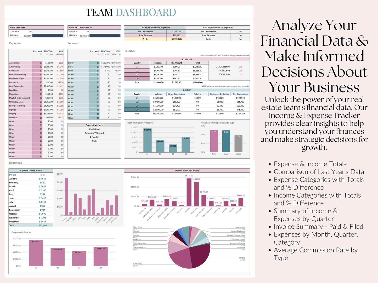 Team Income and Expense Tracker