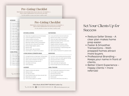 Seller Pre-Listing Checklist