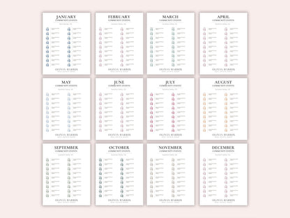 Community Events Instagram Post Templates