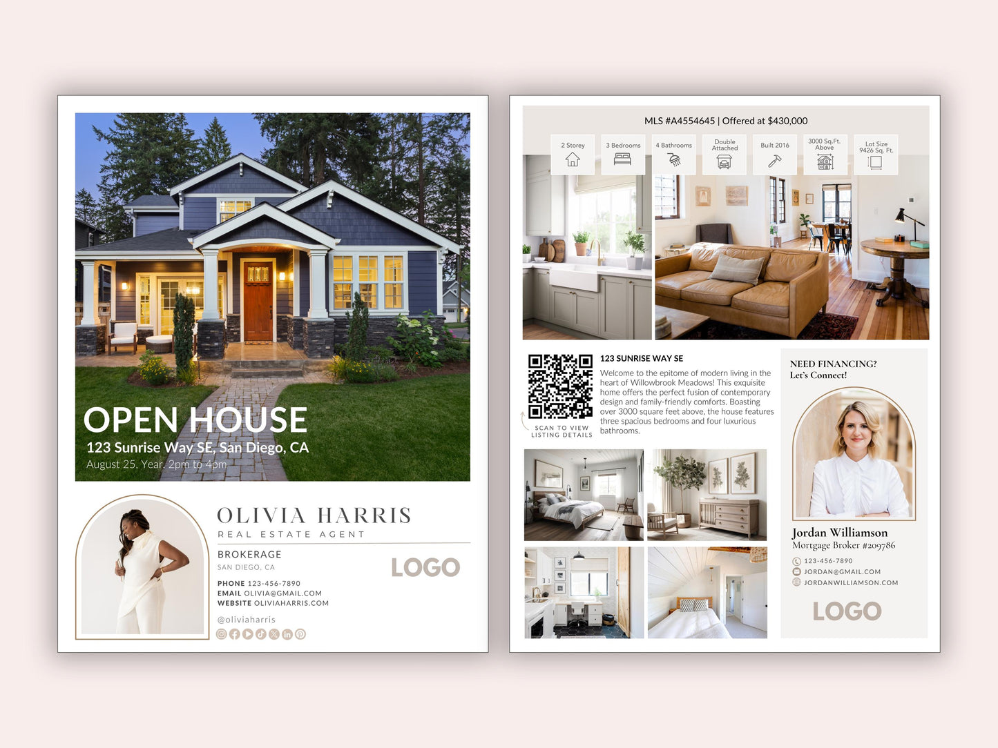 Co-Branded Open House Flyer
