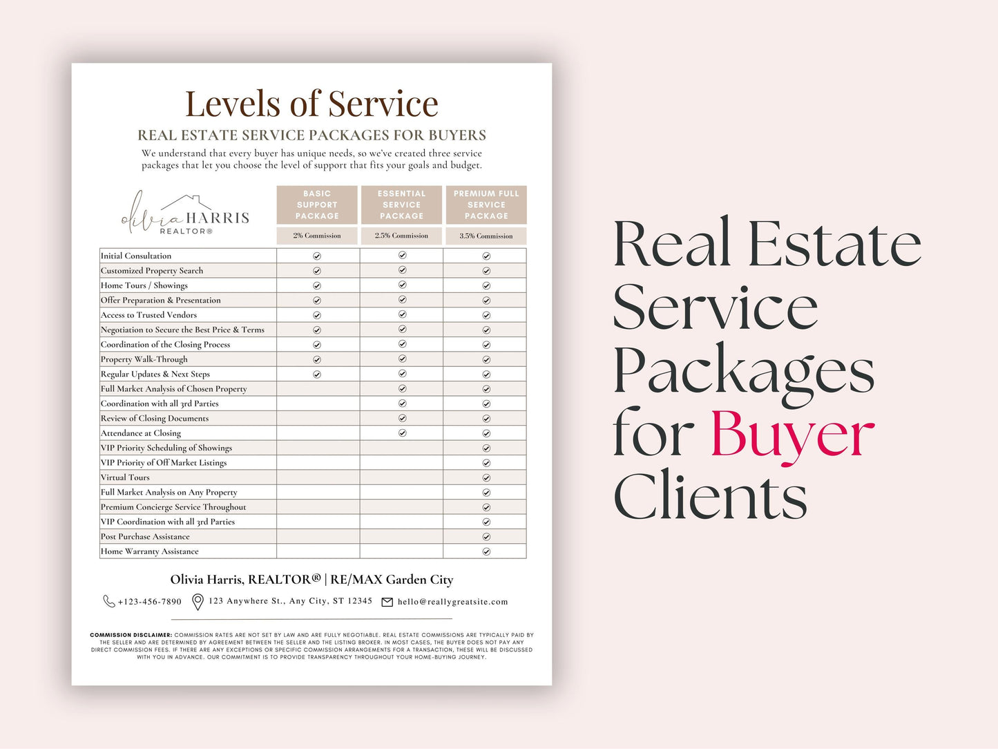 Service Tiers Flyer