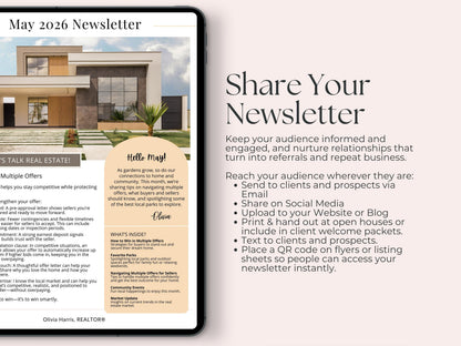May Newsletter Template Vol 2