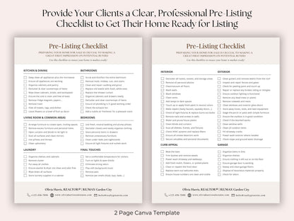 Seller Pre-Listing Checklist