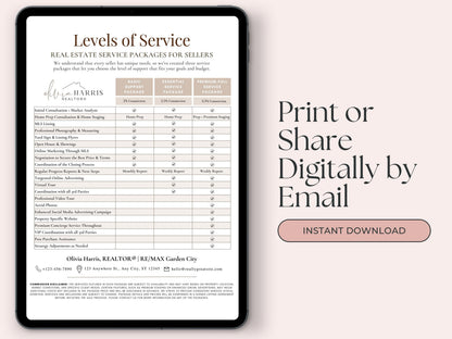 Service Tiers Flyer