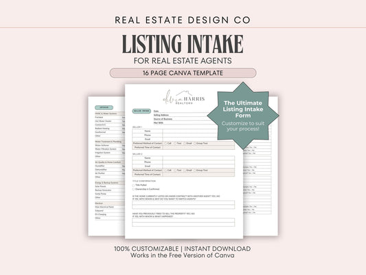 Listing Intake Form