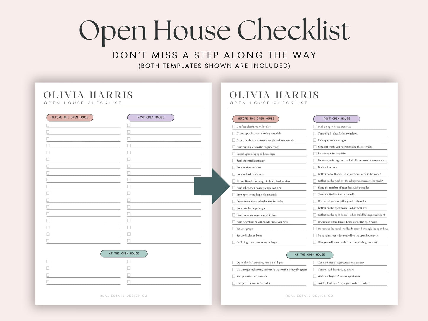 Open House Template Bundle