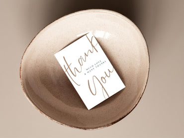 Thank You Card & Review Request