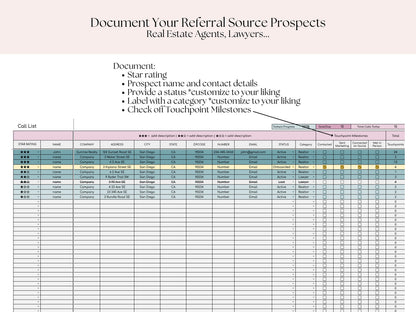 Mortgage Referral Partner Tracker