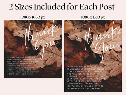 Fall Instagram Marketing Templates
