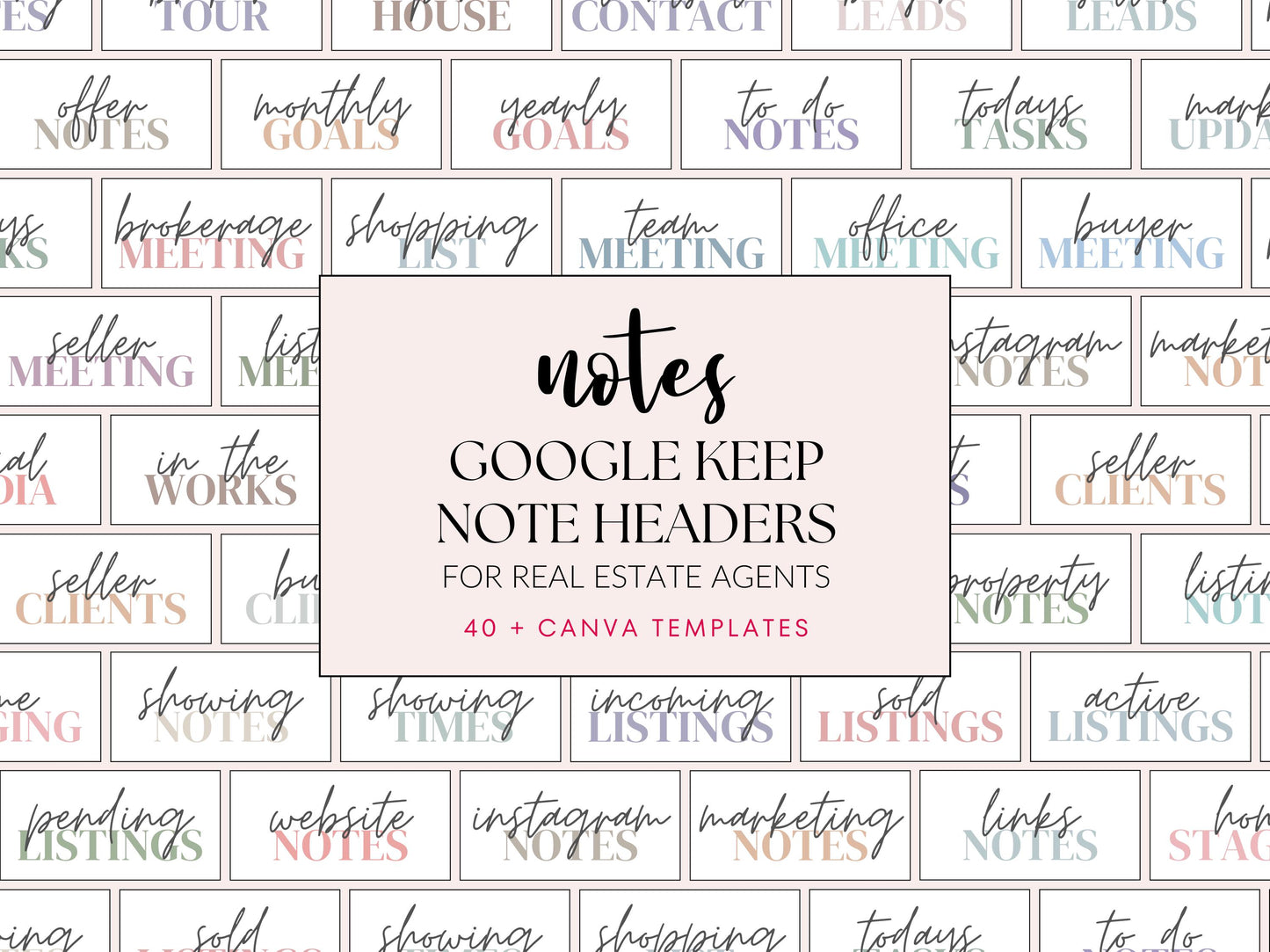 Google Keep Note Headers Vol 3