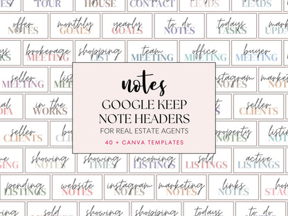 Google Keep Note Headers Vol 3