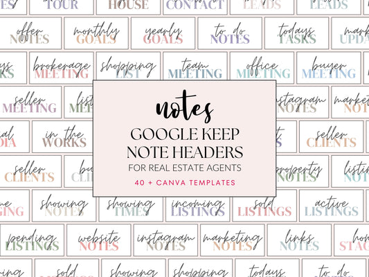 Google Keep Note Headers Vol 3