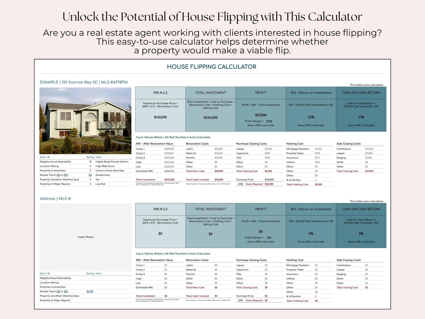 House Flipping Calculator