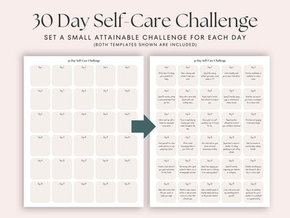 Self-Care Daily Planner with Balance Wheel & Habit Tracker