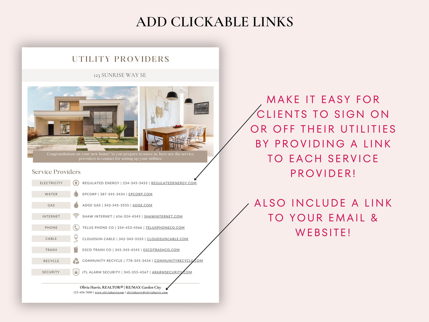 Utility Provider Checklist