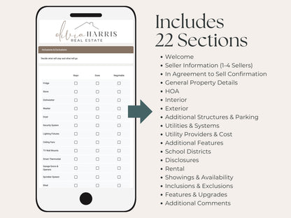 MLS Listing Intake Form | Google Form Template for Real Estate Agents