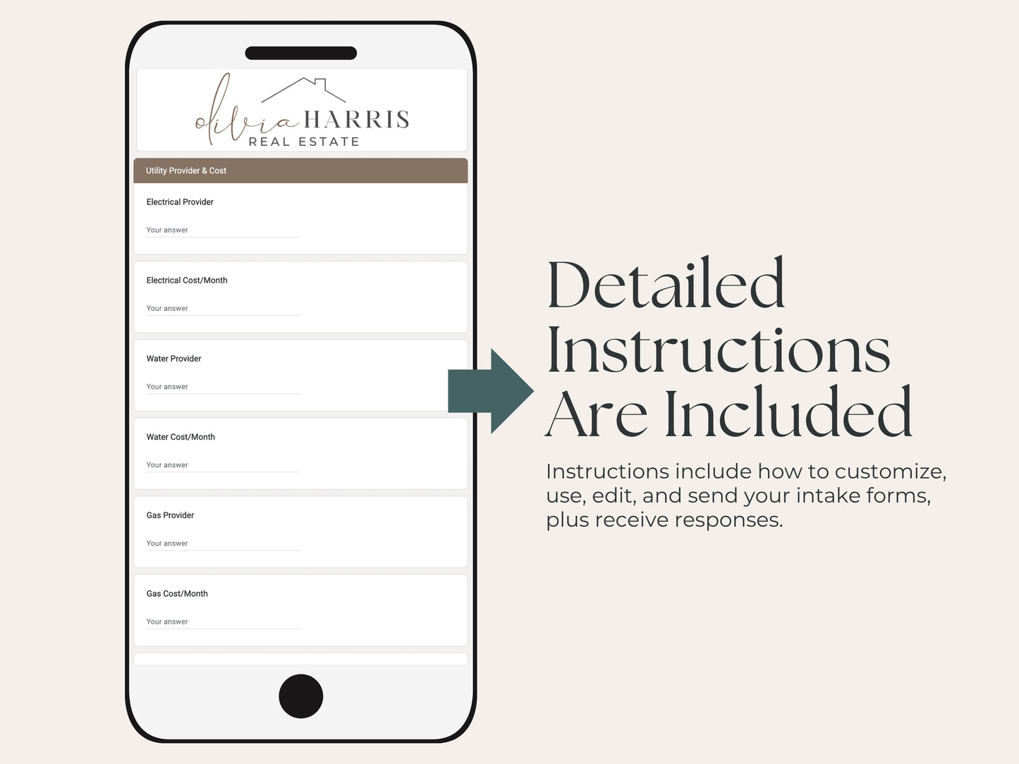 MLS Listing Intake Form | Google Form Template for Real Estate Agents