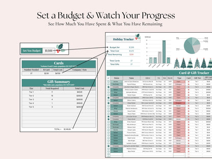 Business Holiday Card & Gift Tracker