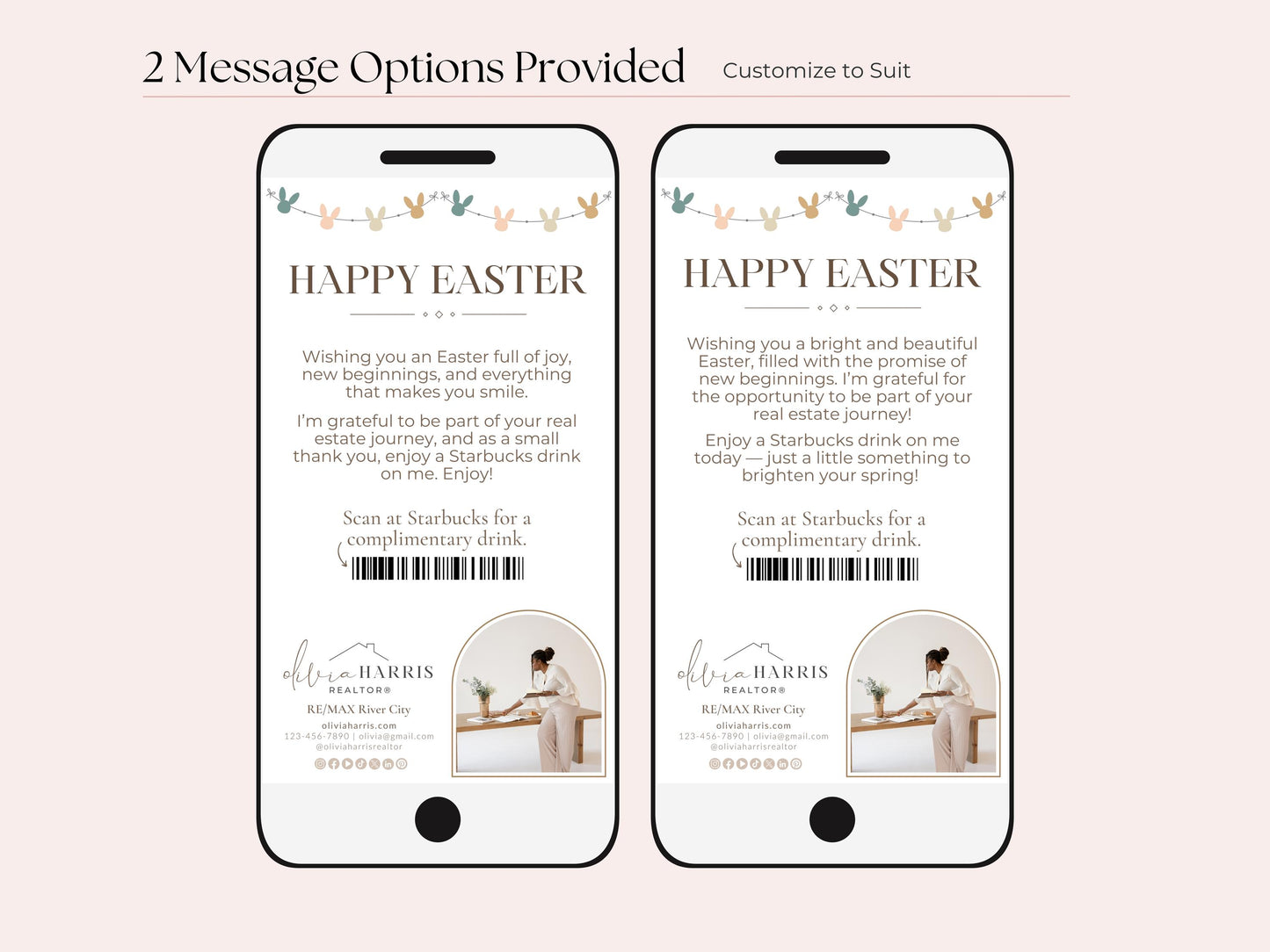 Happy Easter Coffee Card