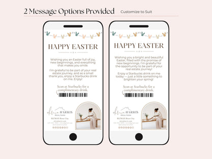 Happy Easter Coffee Card