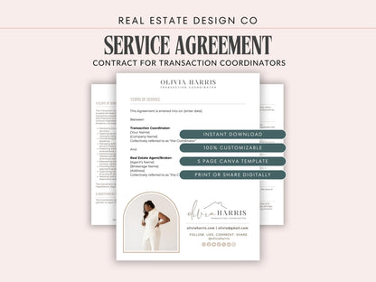 Transaction Coordinator Service Agreement