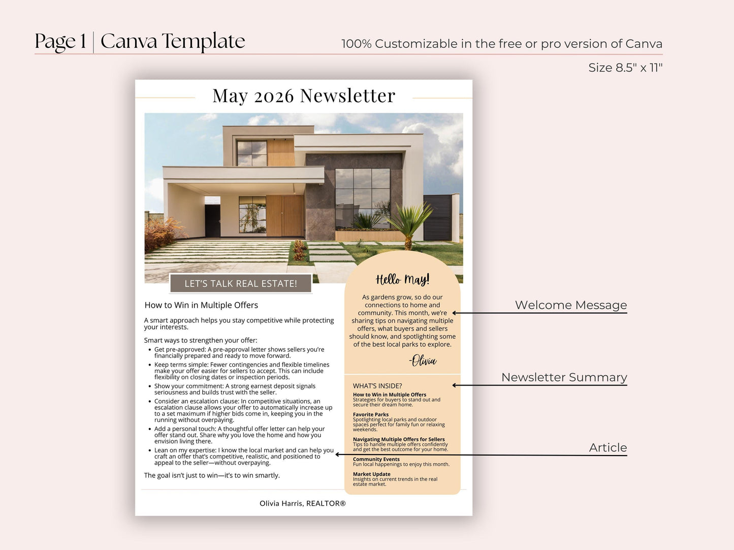 May Newsletter Template Vol 2