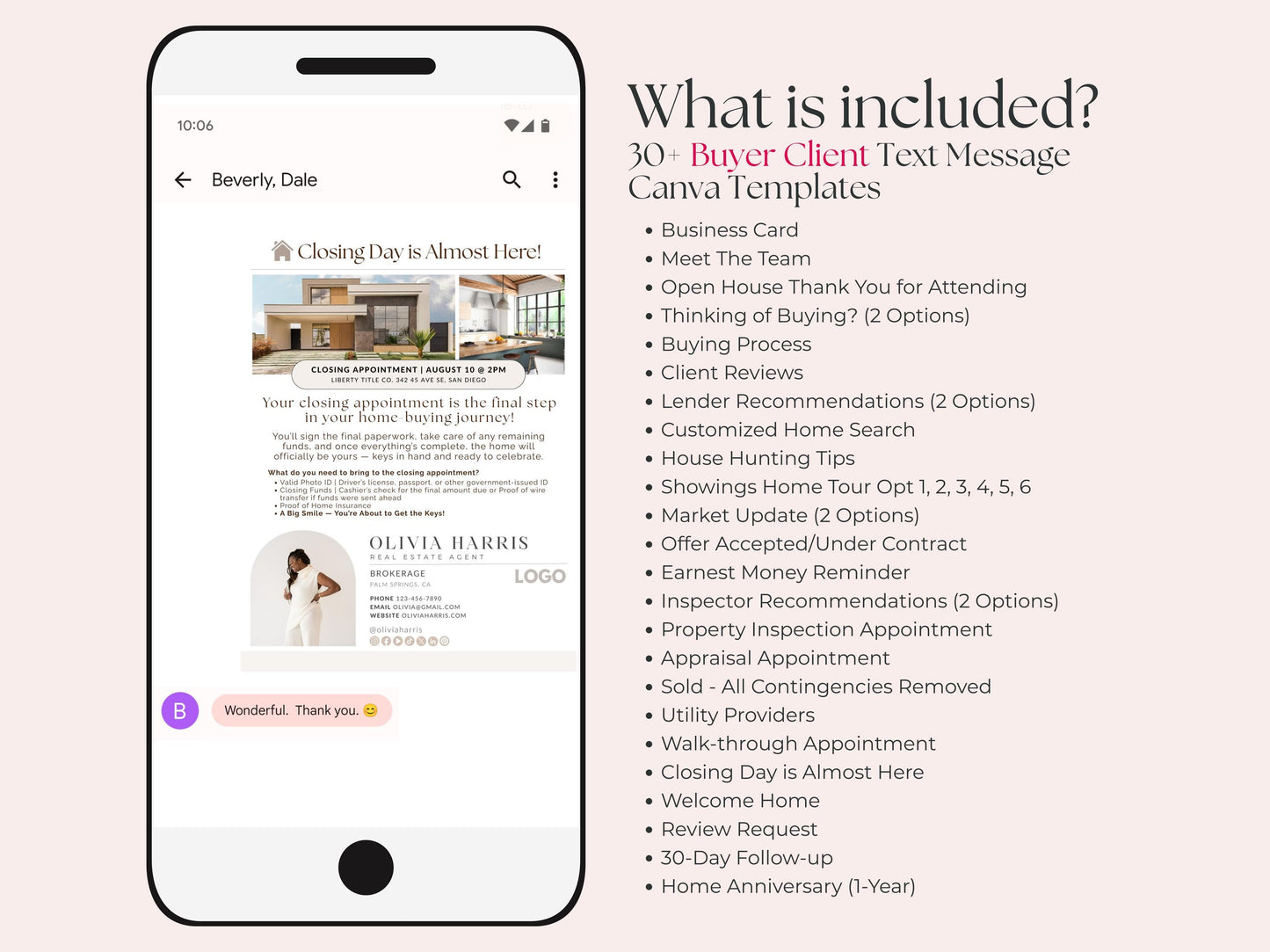 Client Journey Text Message Bundle