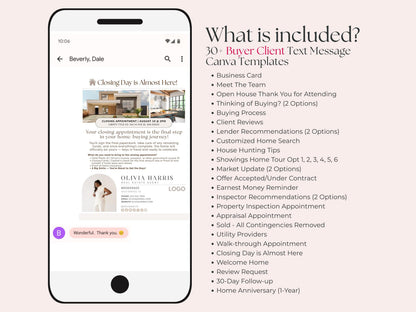 Client Journey Text Message Bundle