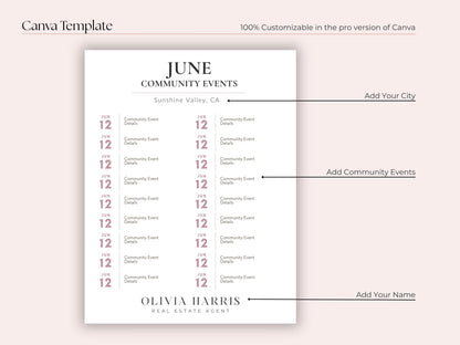Community Events Instagram Post Templates