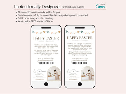 Happy Easter Coffee Card
