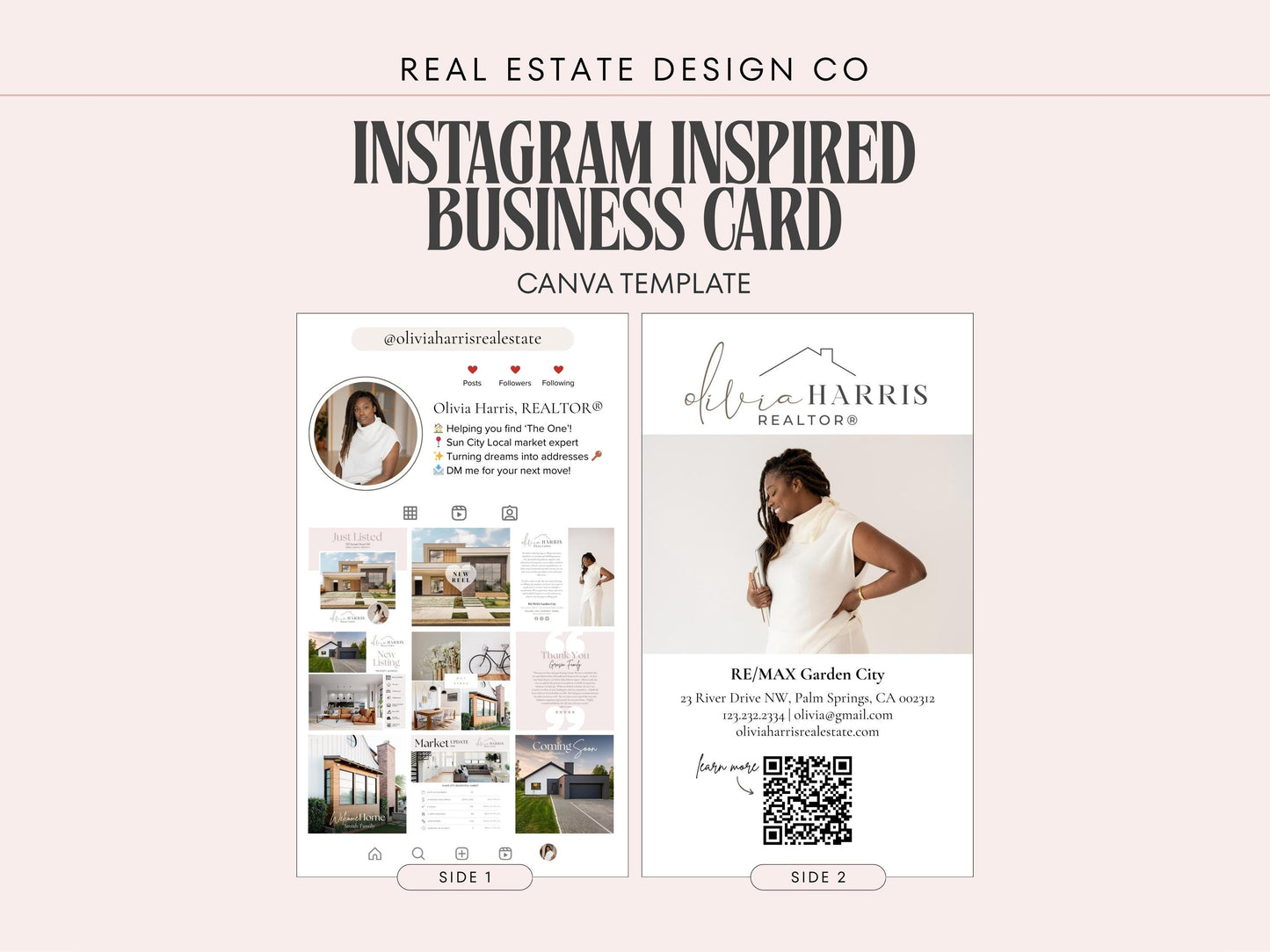 Instagram Inspired Business Card