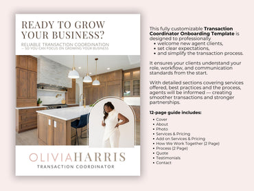 Transaction Coordinator Onboarding Template