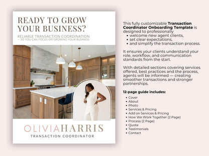 Transaction Coordinator Onboarding Template