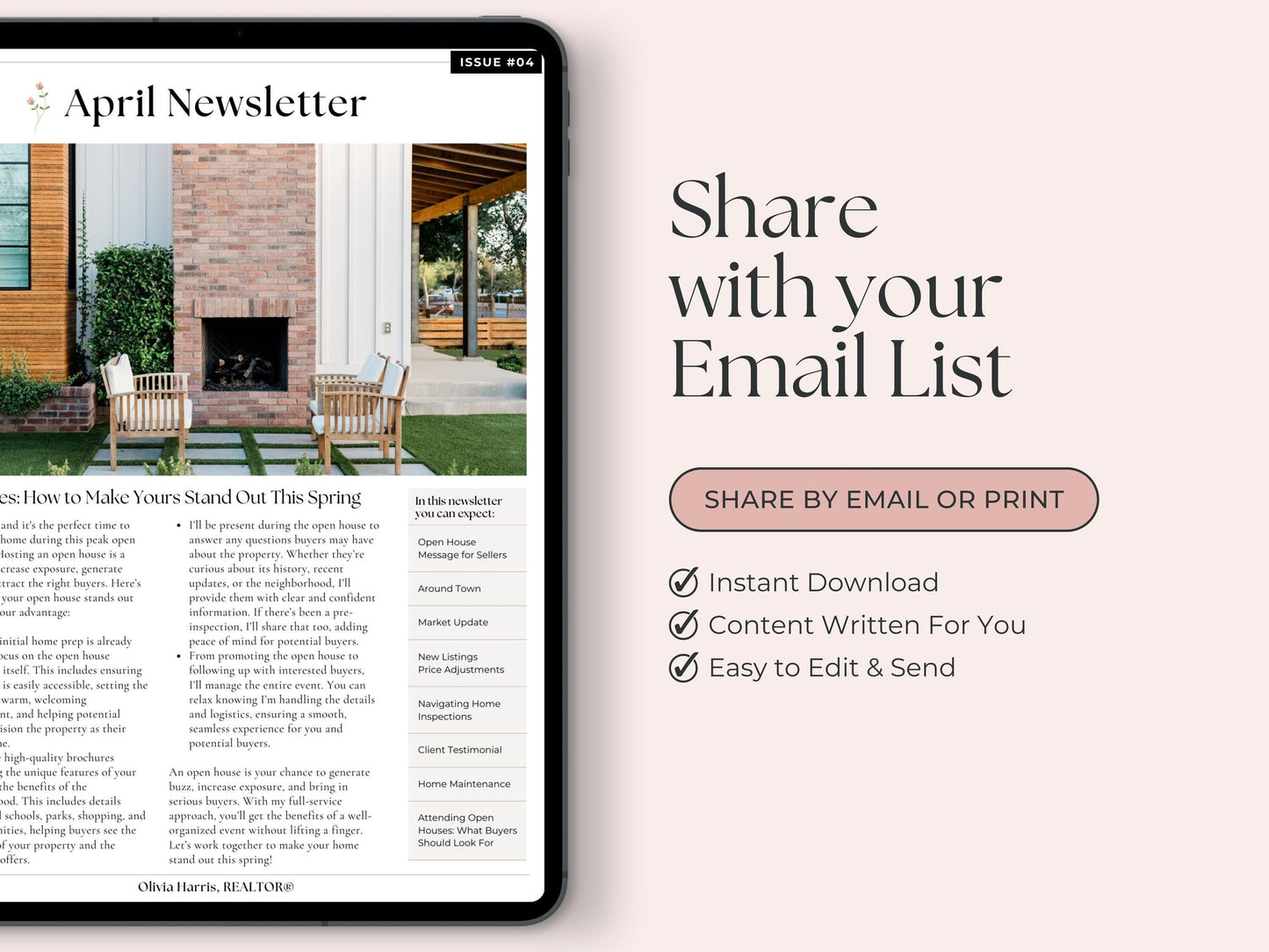 April Newsletter Vol 1