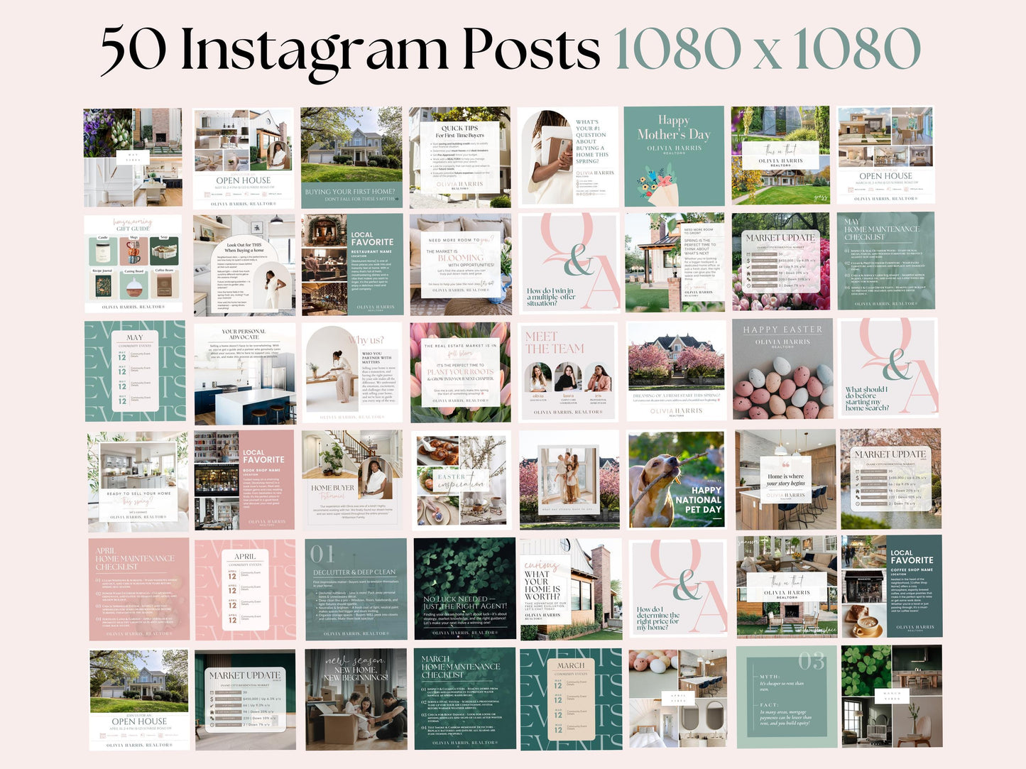 Spring Marketing Instagram Templates