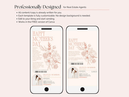 Mother's Day Coffee Card Template