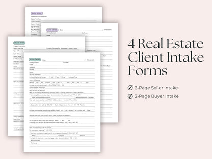 Buyer and Seller Intake Forms