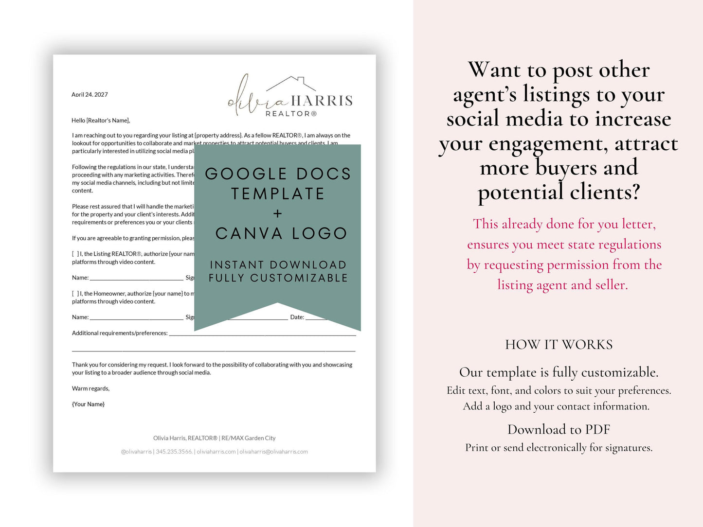Social Media Posting Permission Letter