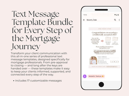 Loan Officer Text Message Templates
