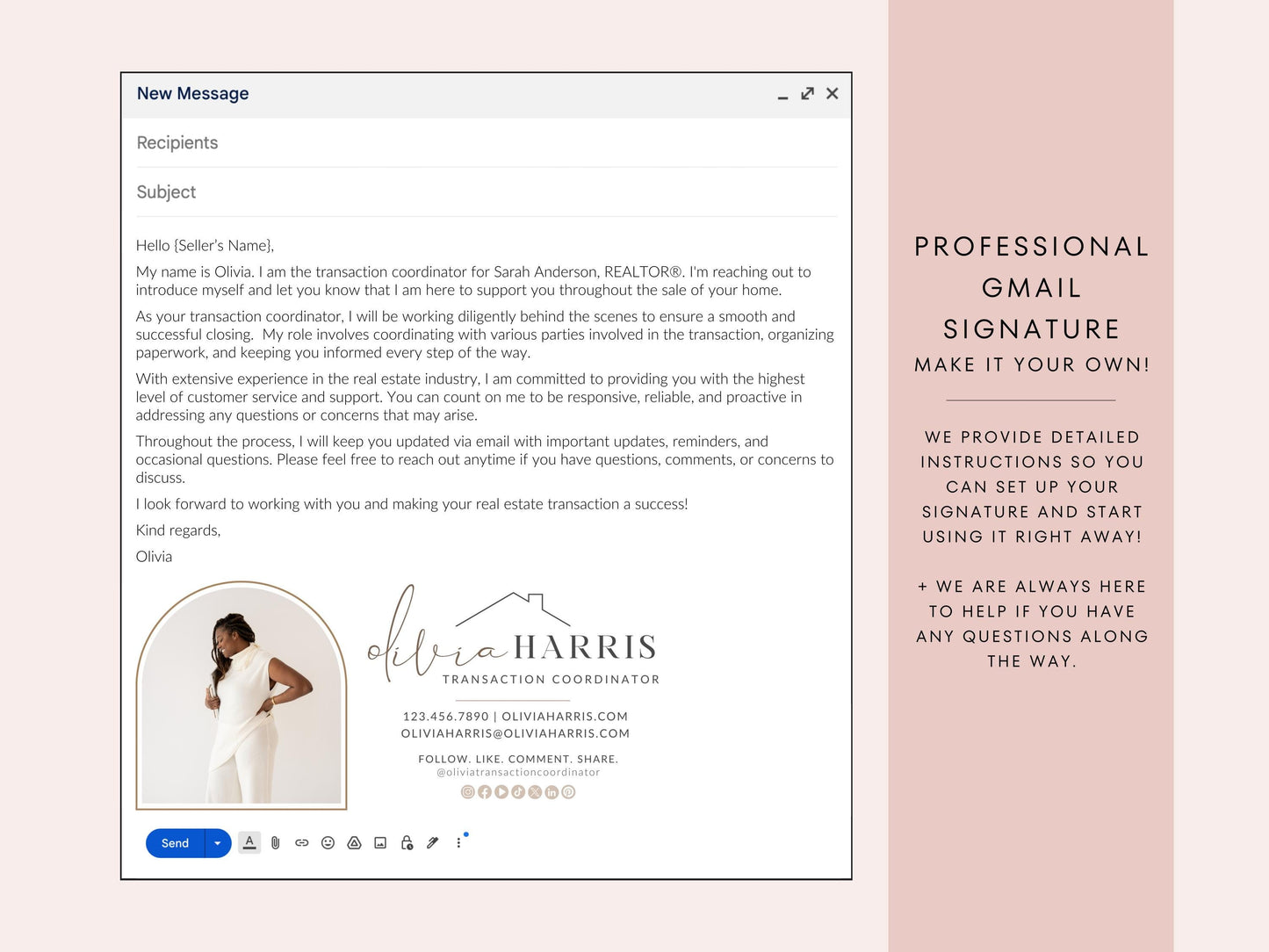 Transaction Coordinator Email Signature