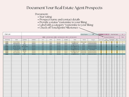 TC Business Prospecting Tracker
