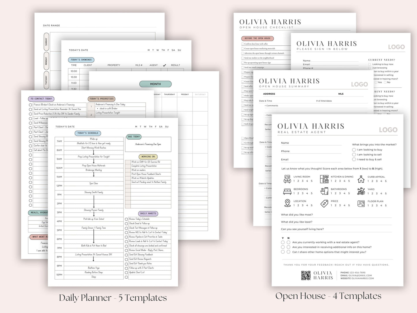 Business Planner Bundle: 150+ Canva Templates
