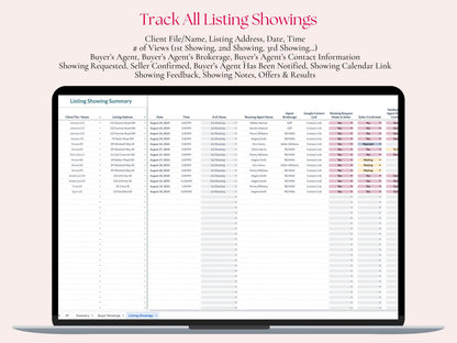 Showings Tracker