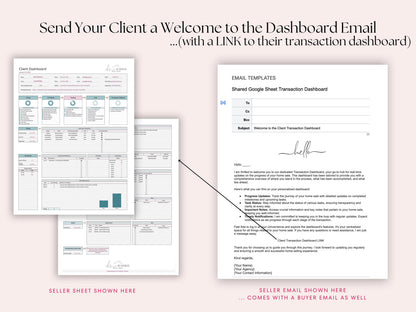 Buyer and Seller Client Transaction Dashboard