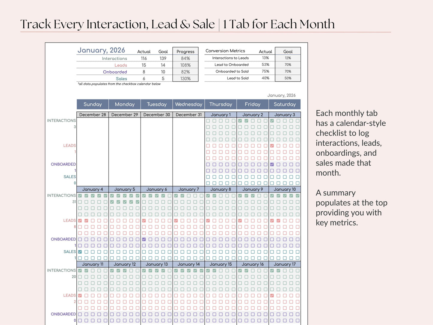 Business Success Tracker