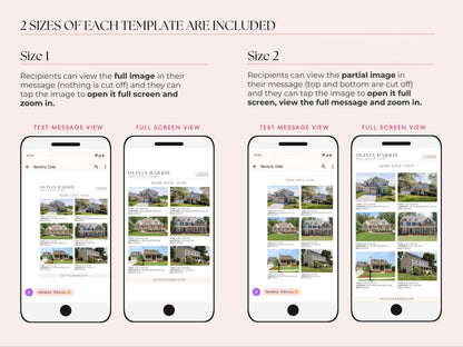 Home Tour Schedule Text Message Bundle