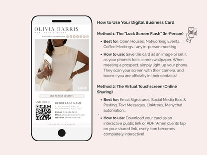 Business Card (Digital & Printable) + Email Signature Bundle